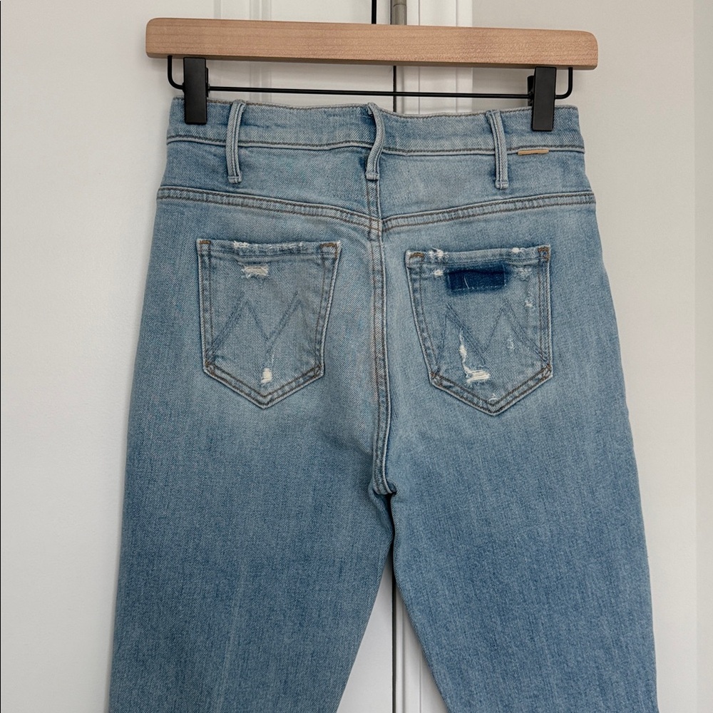 MOTHER Denim The Hustler Ankle Fray Jean in Rope’s End Size 25 - Picture 6 of 10